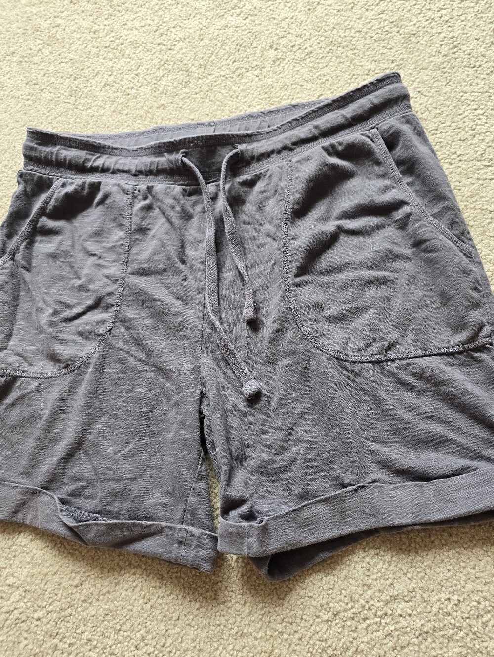WindRiver 100% Cotton Long Comfy Shorts Womens Size Small Medium